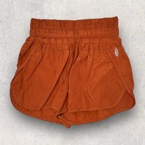 FP Movement The Way Home Shorts in Red Earth